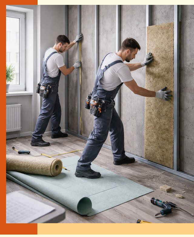 Шумоизоляция квартиры под ключ в Шумерле — профессионально и гарантированно