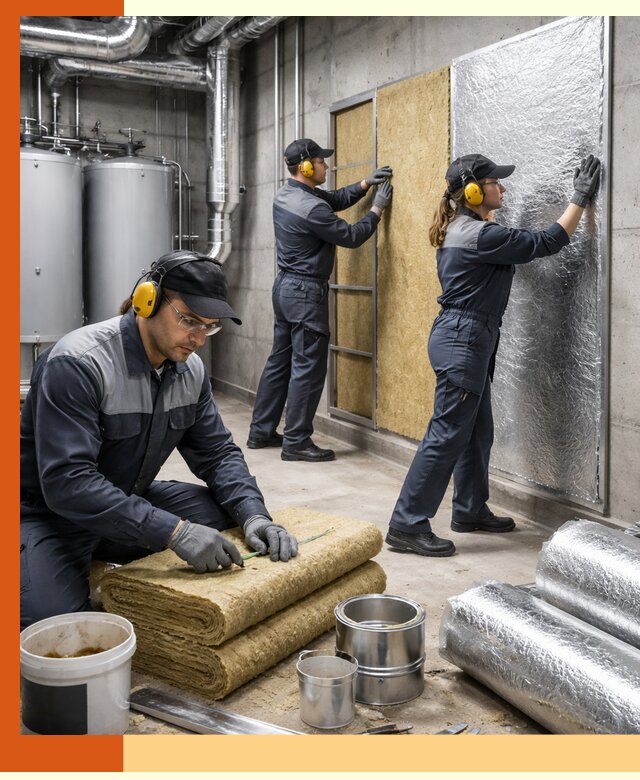 Шумоизоляция котельной в Шумерле: профессиональный монтаж и материалы