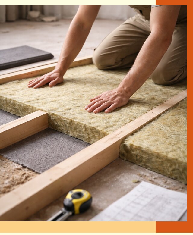 Шумоизоляция пола в Шумерле от 1358 руб./м² — профессиональная звукоизоляция | ТепломастерШмр