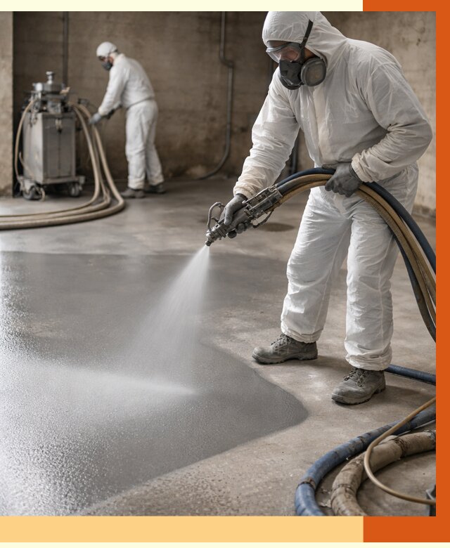 Гидроизоляция полимочевиной в Шумерле от 9234 руб/м² — напыление полимерной гидроизоляции | ТепломастерШмр