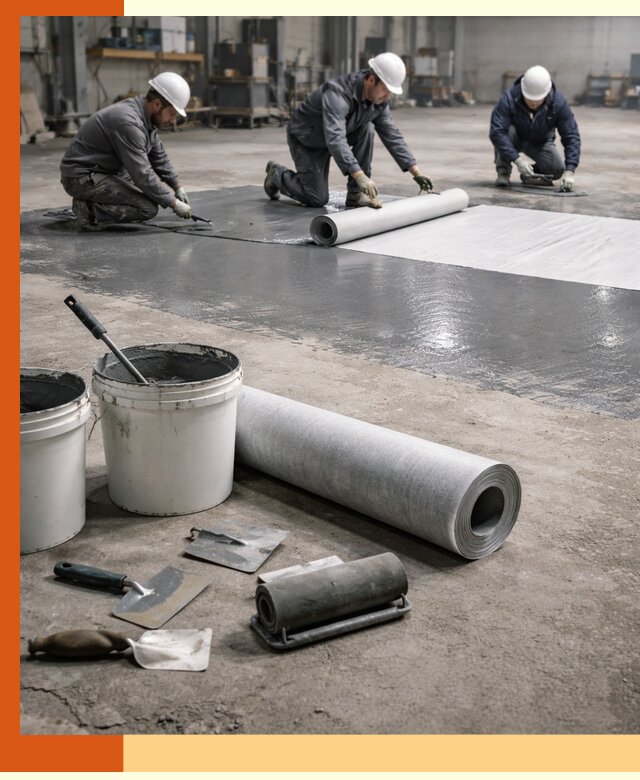 Гидроизоляция промышленного пола в Шумерле — защита и долговечность