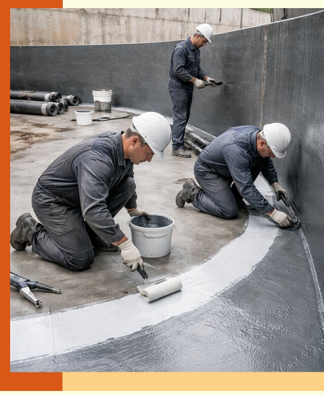 Гидроизоляция резервуара для топлива в Шумерле