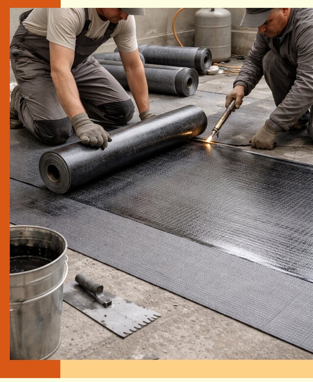 Монтаж гидроизоляционной мембраны в Шумерле для зданий и конструкций