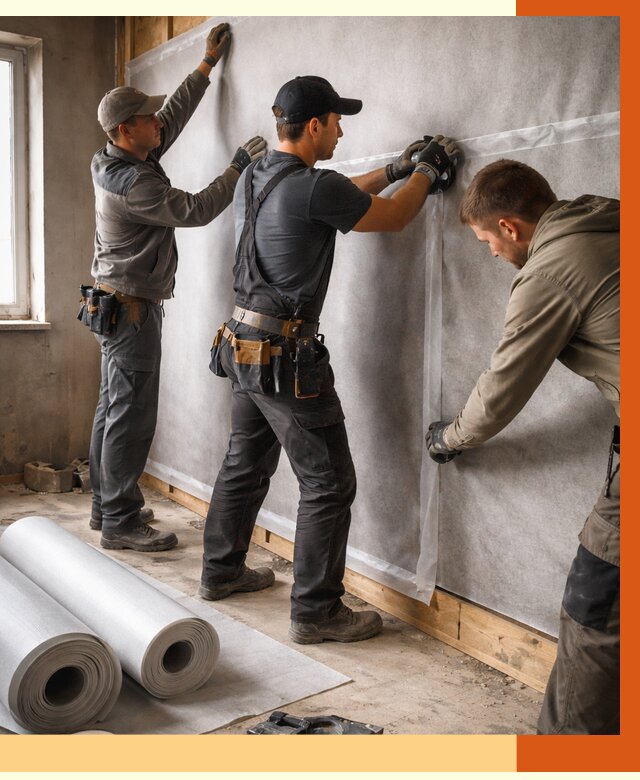 Монтаж ветроизоляции в Шумерле от 4888 руб./м2 — профессионально | ТепломастерШмр