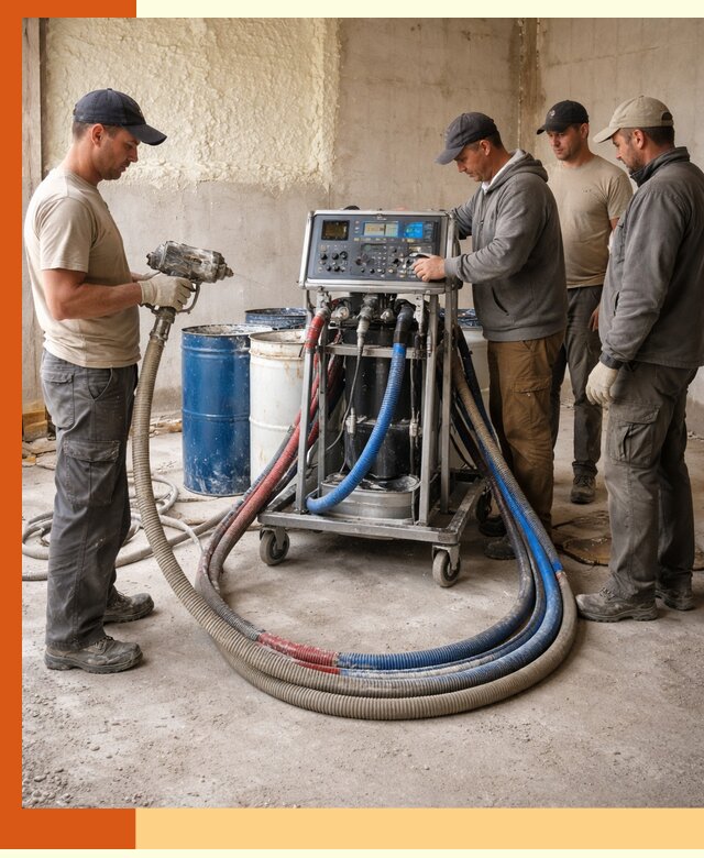 Аренда установки для напыления ППУ в Шумерле на выгодных условиях